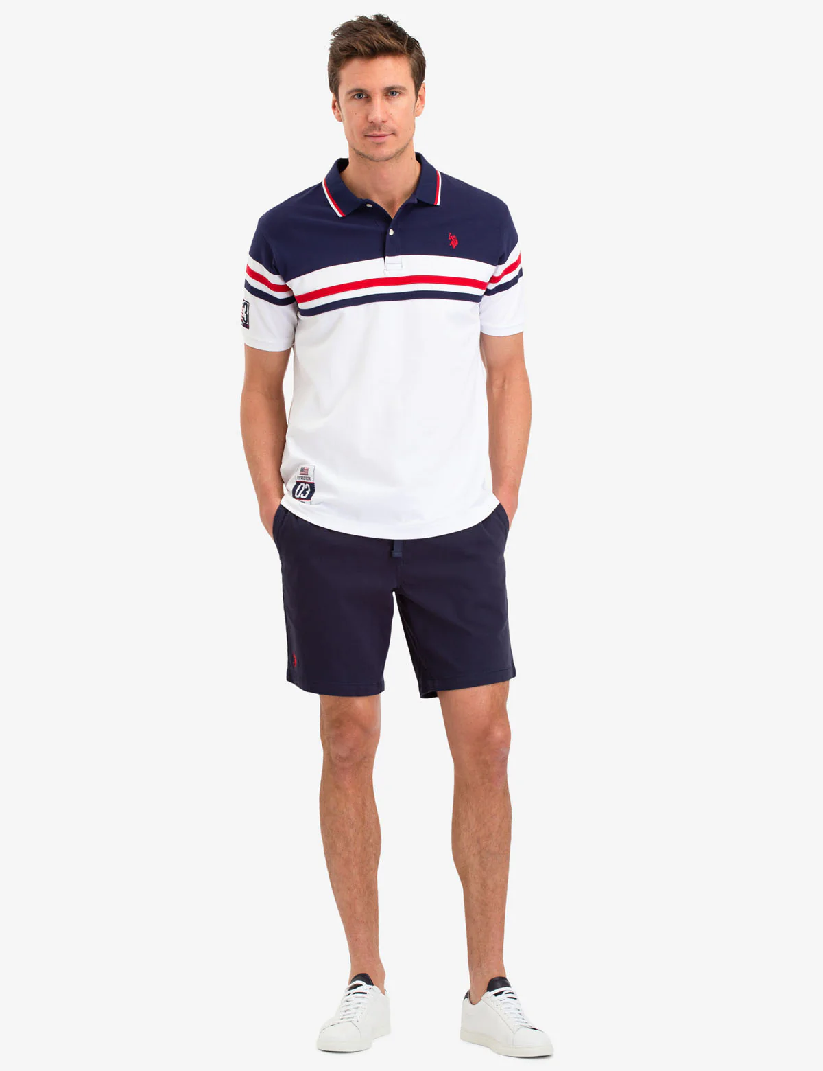 COLORBLOCK STRIPE POLO SHIRT - Image 6