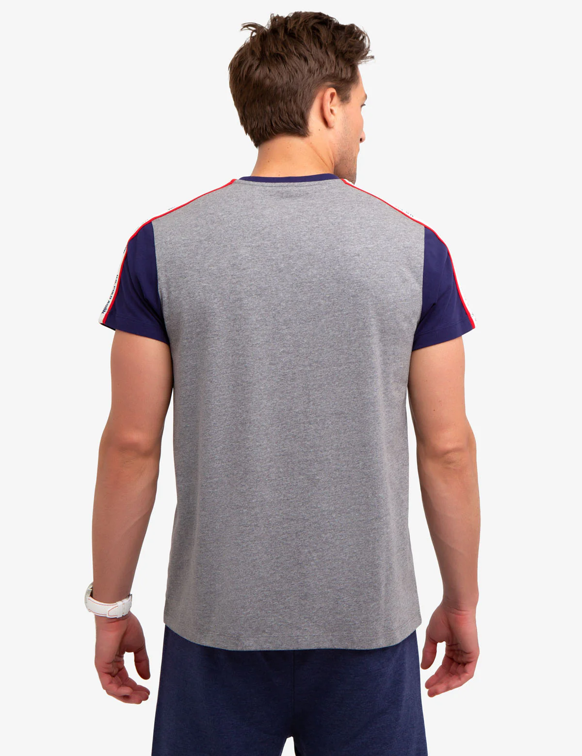 COLORBLOCK T-SHIRT WITH U.S. POLO ASSN. TAPING - Image 4