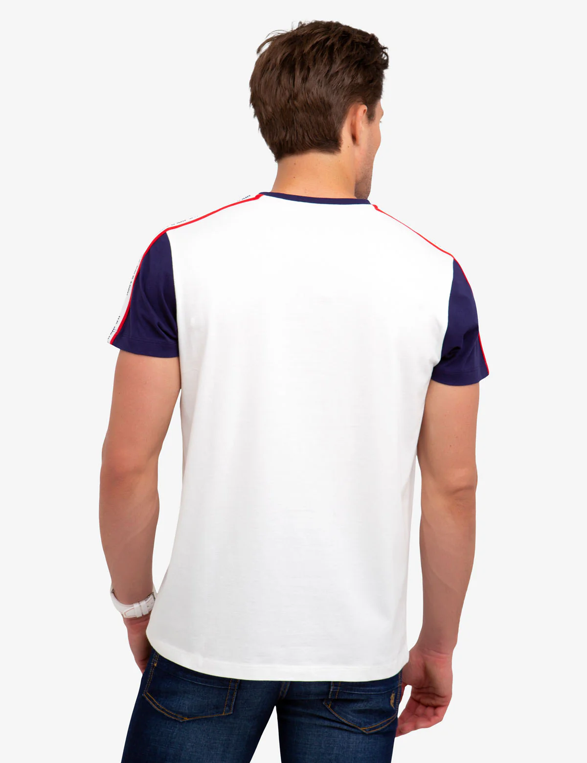 COLORBLOCK T-SHIRT WITH U.S. POLO ASSN. TAPING - Image 7