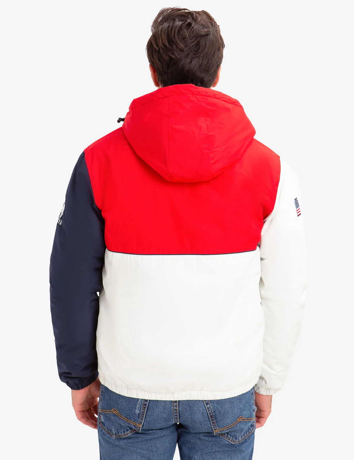 COLORBLOCK FLEECE LINED HOODED COAT - Image 4