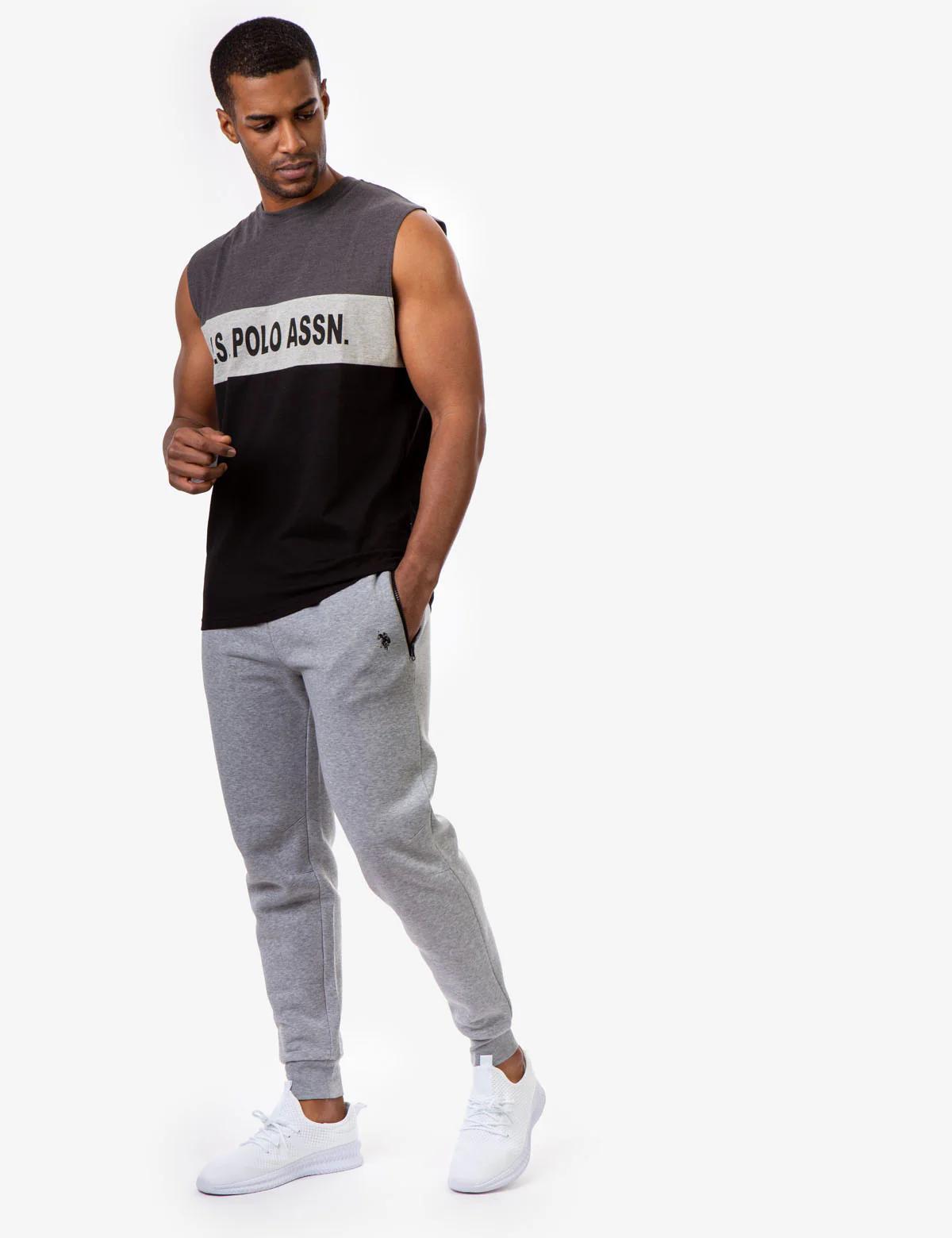 COLORBLOCK WORDMARK MUSCLE TANK - Image 10