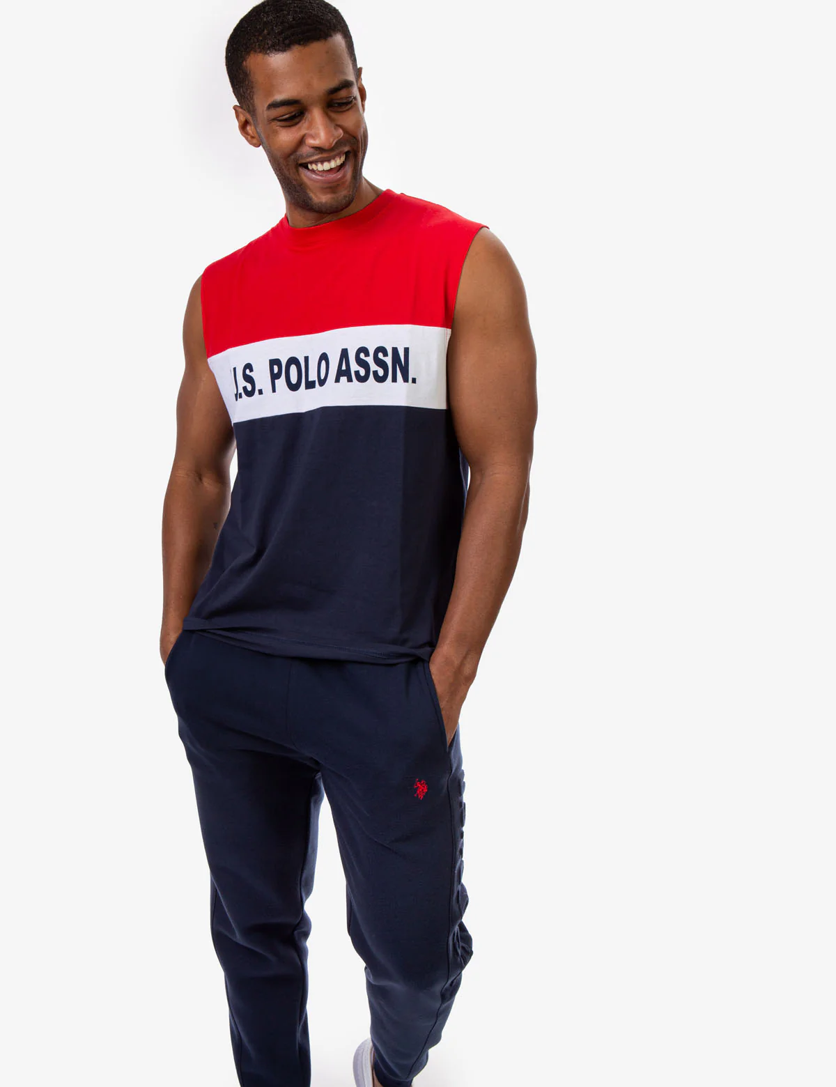 COLORBLOCK WORDMARK MUSCLE TANK - Image 12