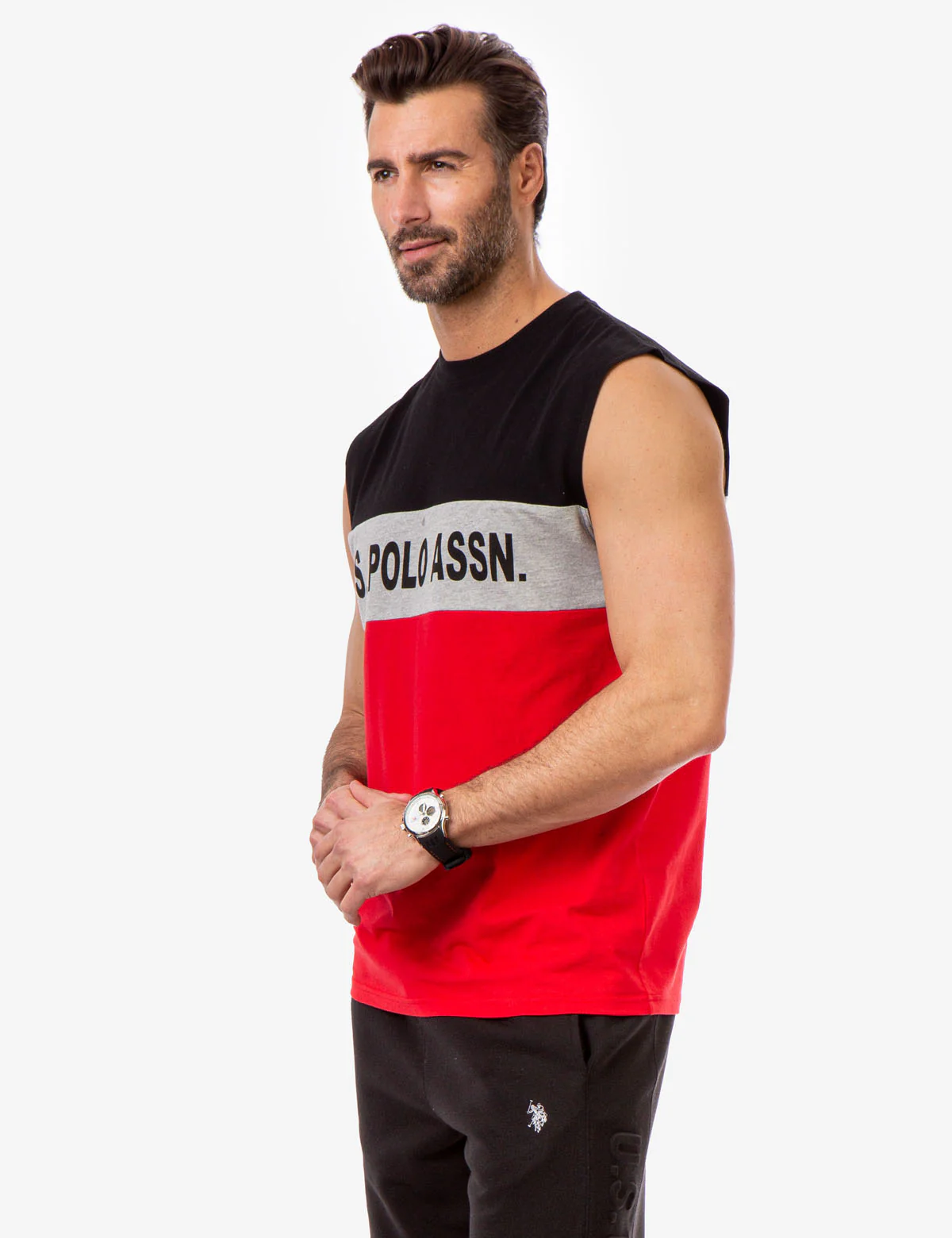 COLORBLOCK WORDMARK MUSCLE TANK - Image 3