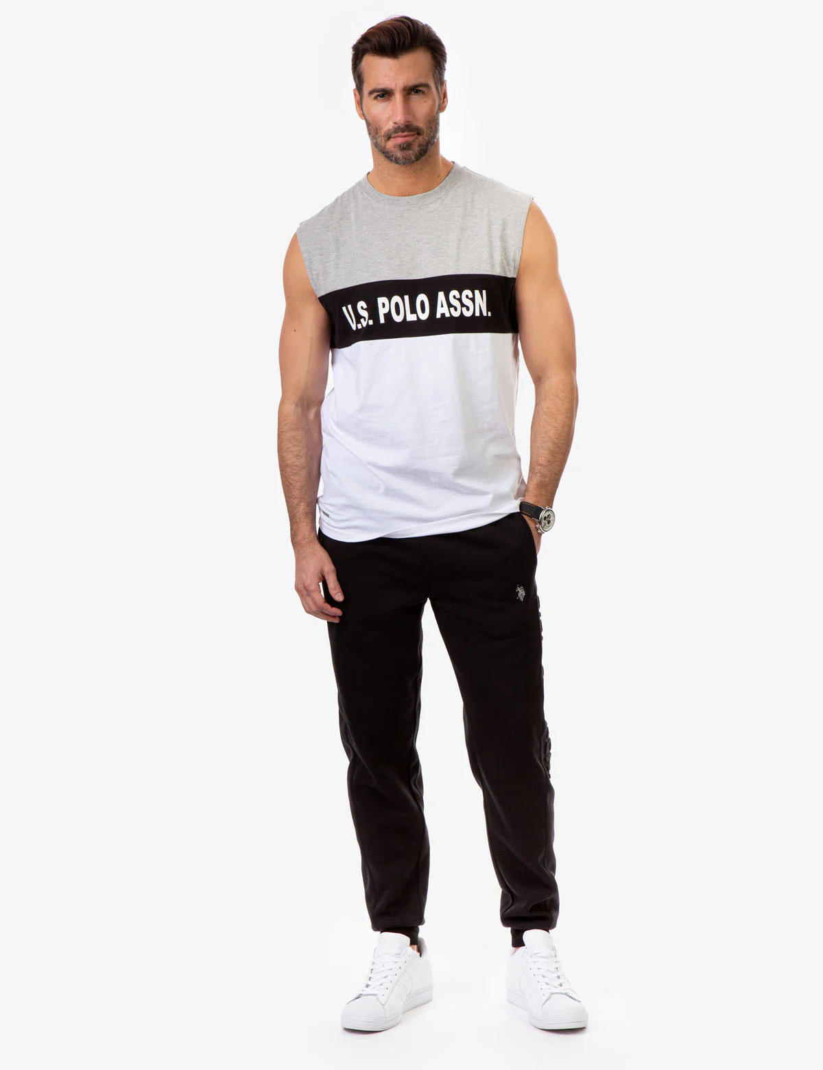 COLORBLOCK WORDMARK MUSCLE TANK - Image 6