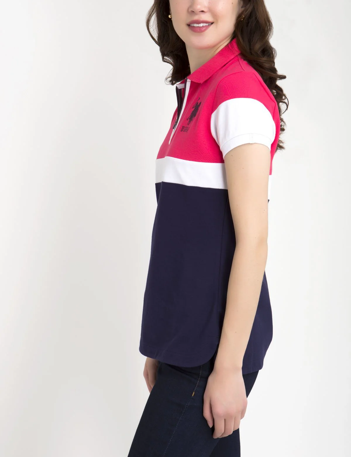 COLORBLOCK ZIP POLO SHIRT - Image 2