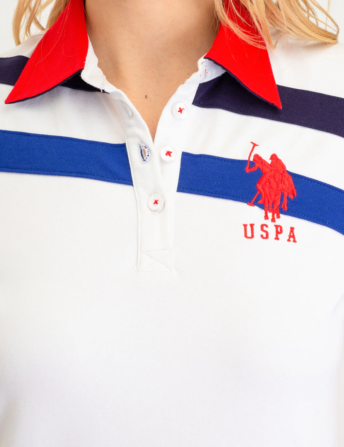 CONTRAST STRIPE POLO SHIRT - Image 4