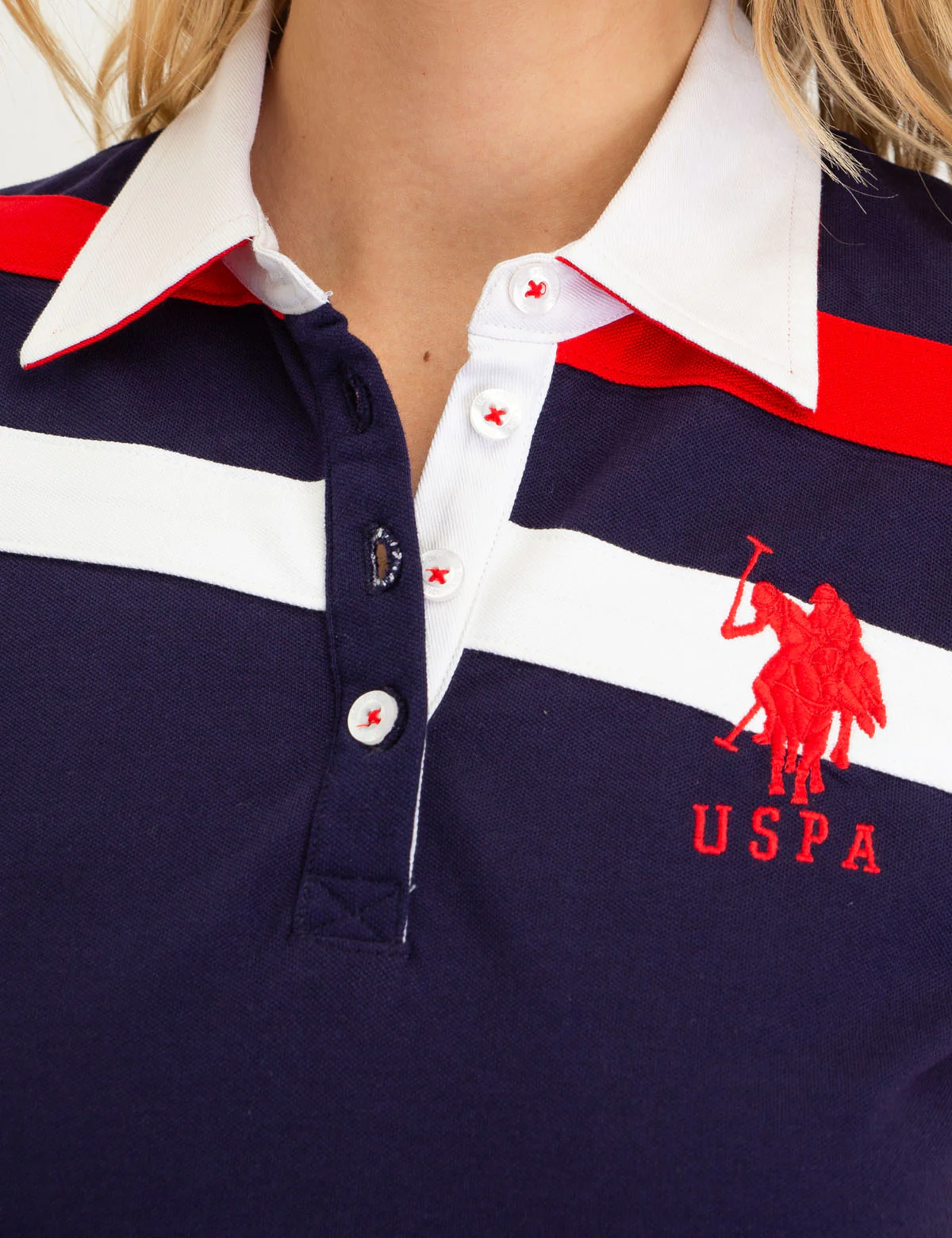 CONTRAST STRIPE POLO SHIRT - Image 9