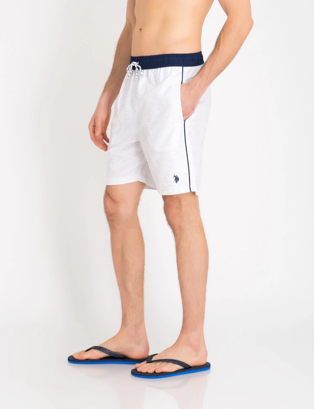 CONTRAST WAIST SWIM TRUNKS - Image 14