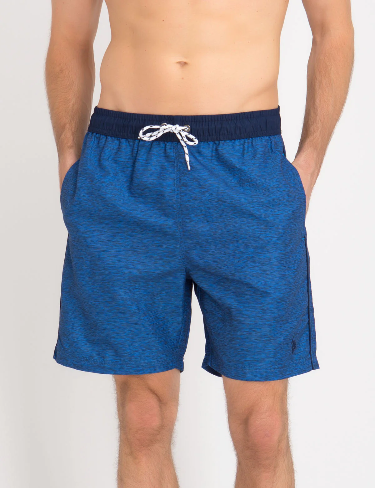 CONTRAST WAIST SWIM TRUNKS - Image 9