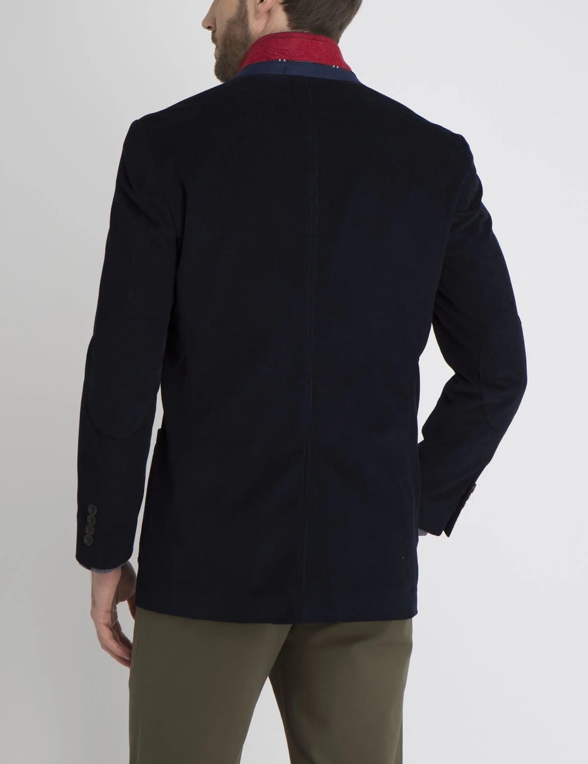 NAVY CORDUROY BLAZER - Image 3