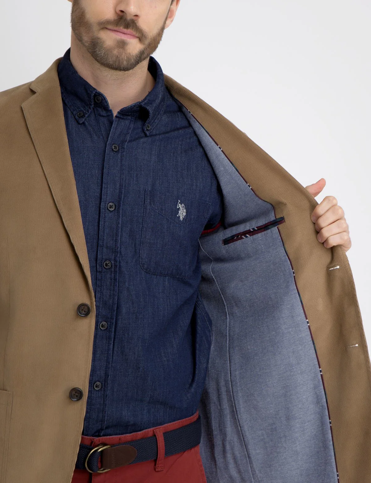BROWN CORDUROY BLAZER - Image 9