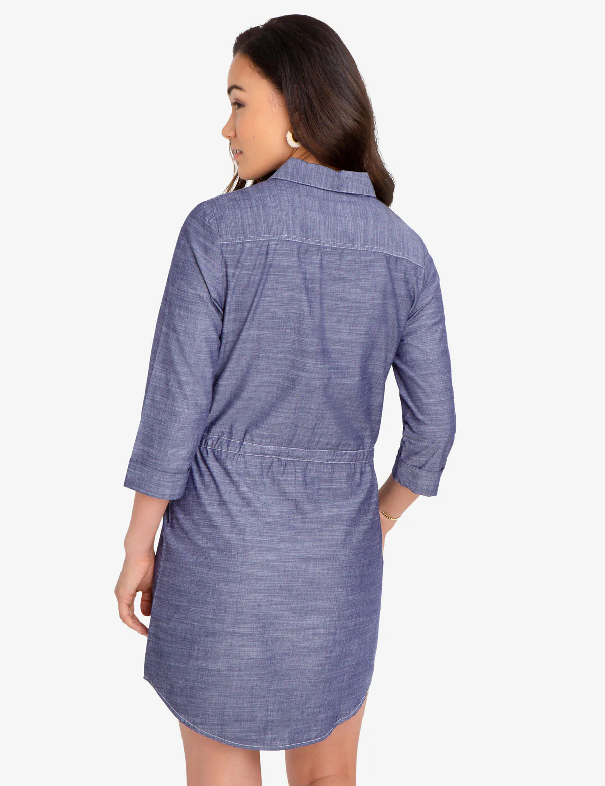 COTTON BOTTON FRONT DRESS - Image 8