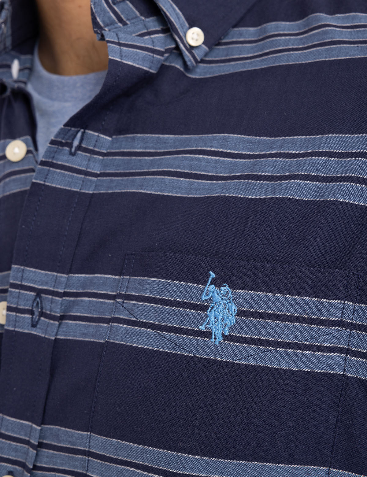 COTTON TRIPLE STRETCH POPLIN SHIRT - Image 4