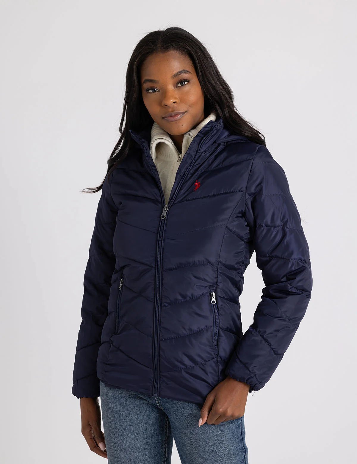 CHEVRON HOODED JACKET - Image 7