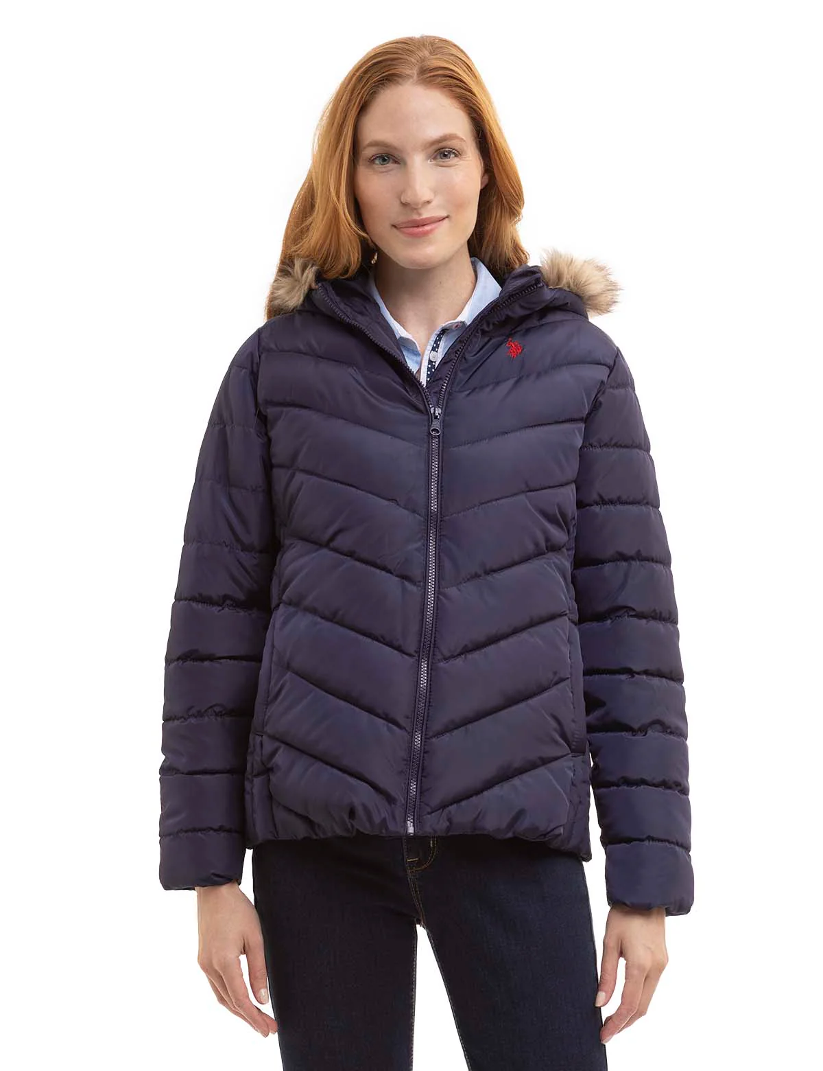 COZY FAUX FUR HOOEDED PUFFER JACKET - Image 10