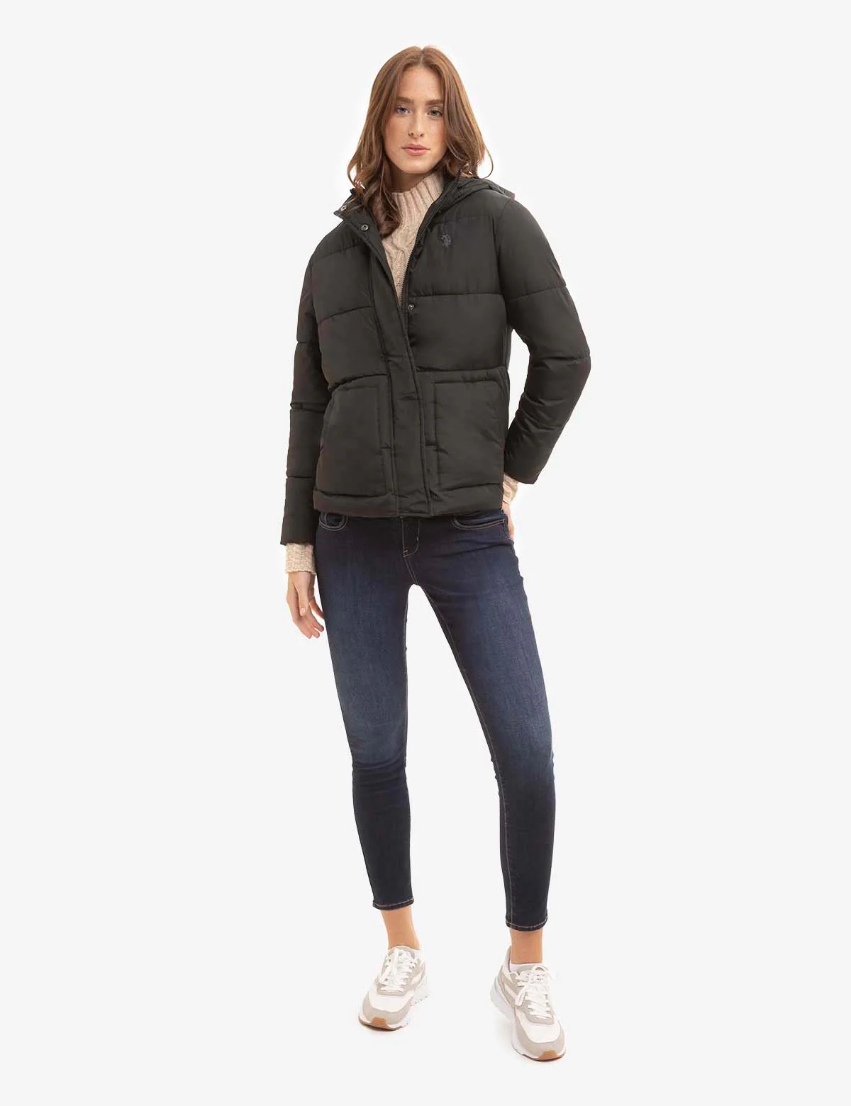 COZY PUFFER JACKET WITH PATCH POCKET - Image 6
