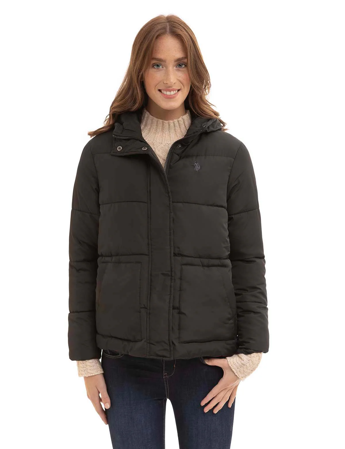 COZY PUFFER JACKET WITH PATCH POCKET - Image 7