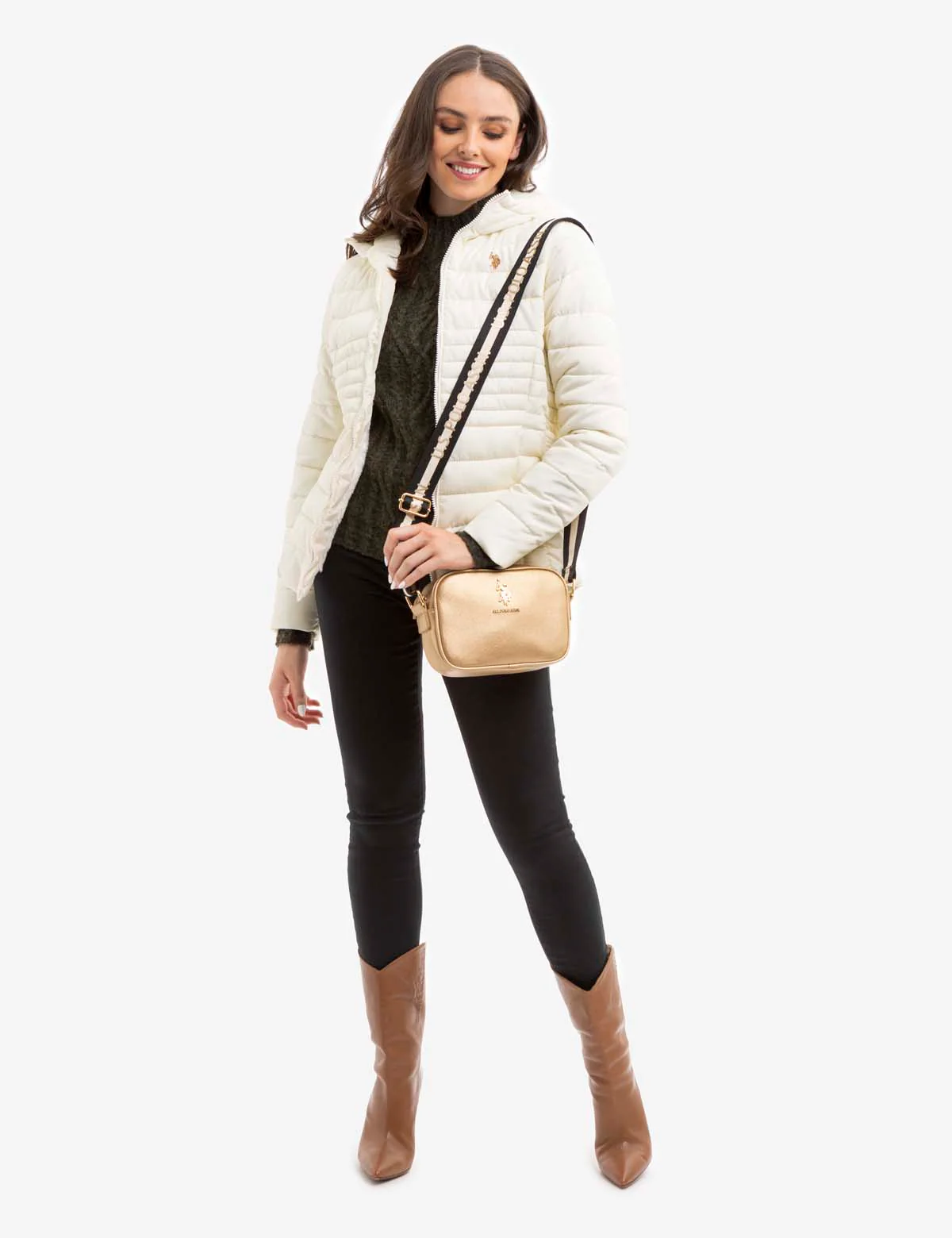 COZY QUILTED HOODED PUFFER JACKET - Image 7