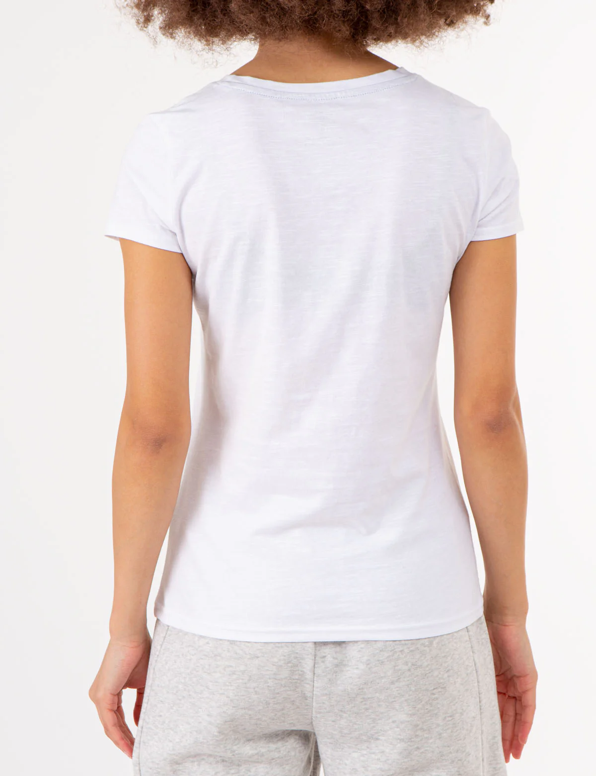 CREST PRINT SCOOP NECK T-SHIRT - Image 6