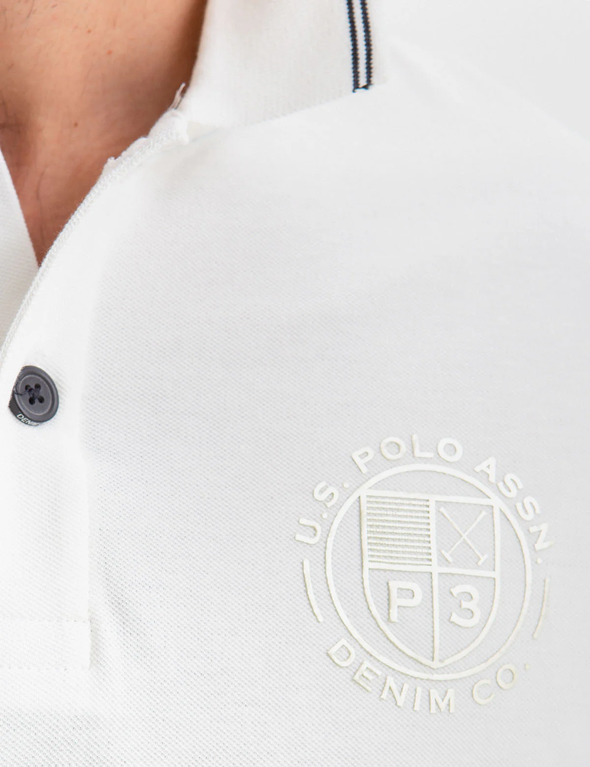 Metallic Print Polo Shirt - Image 5