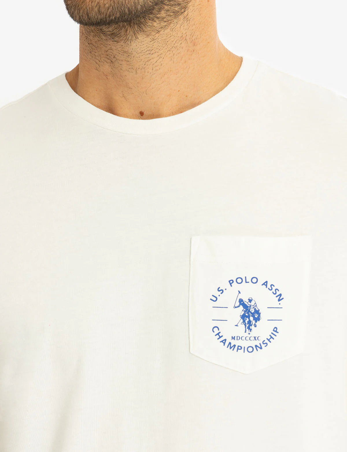 CREW NECK DIP DYE T-SHIRT WITH POCKET - Image 8