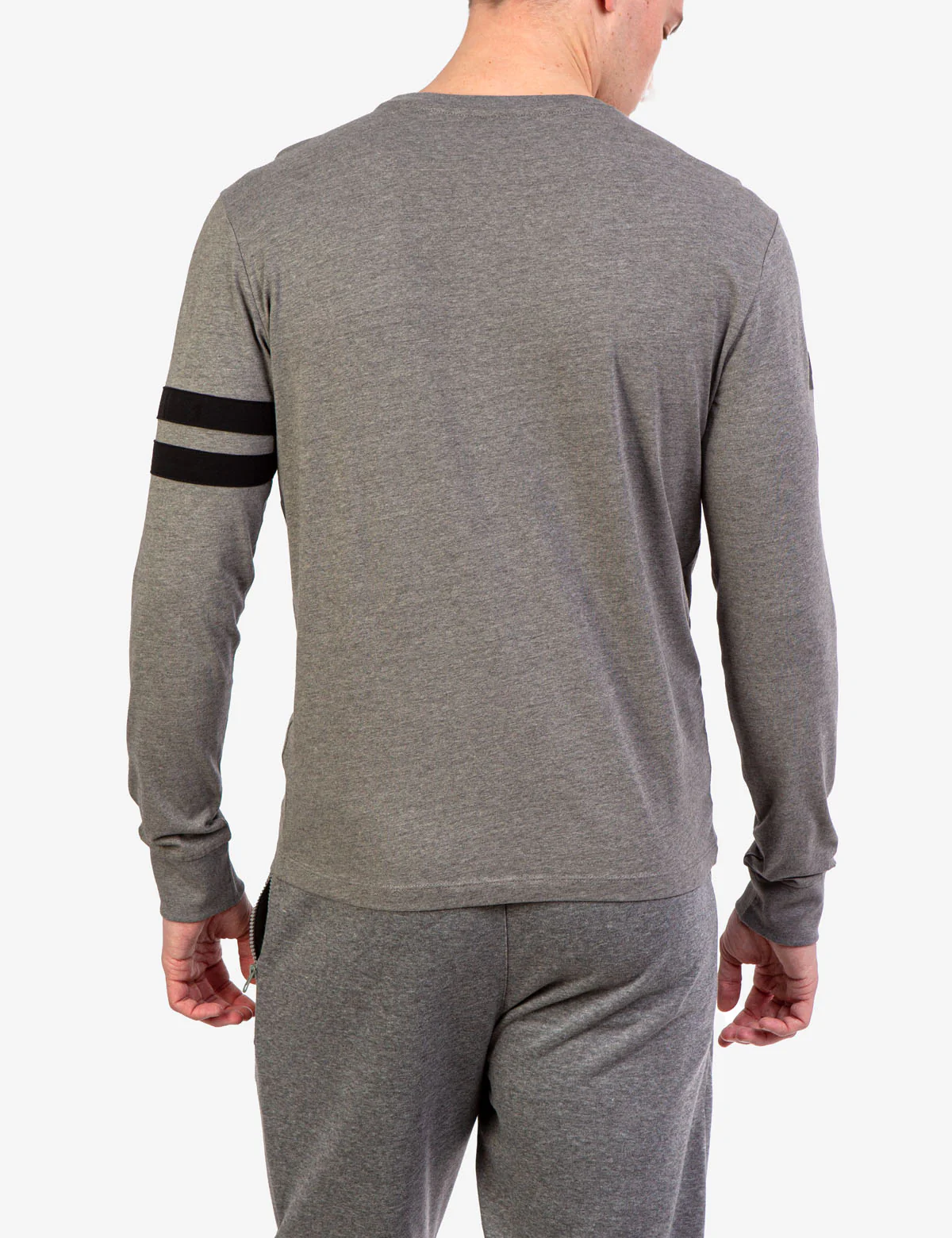CREW NECK LONG SLEEVE LOGO T-SHIRT - Image 4