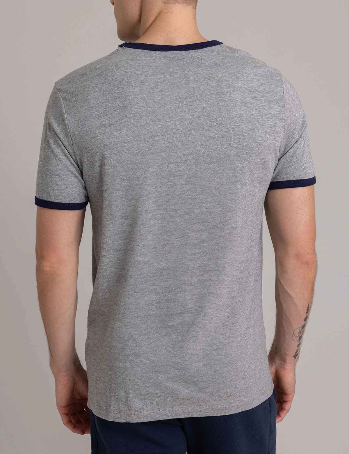 CREW NECK RINGER LOGO T-SHIRT - Image 16