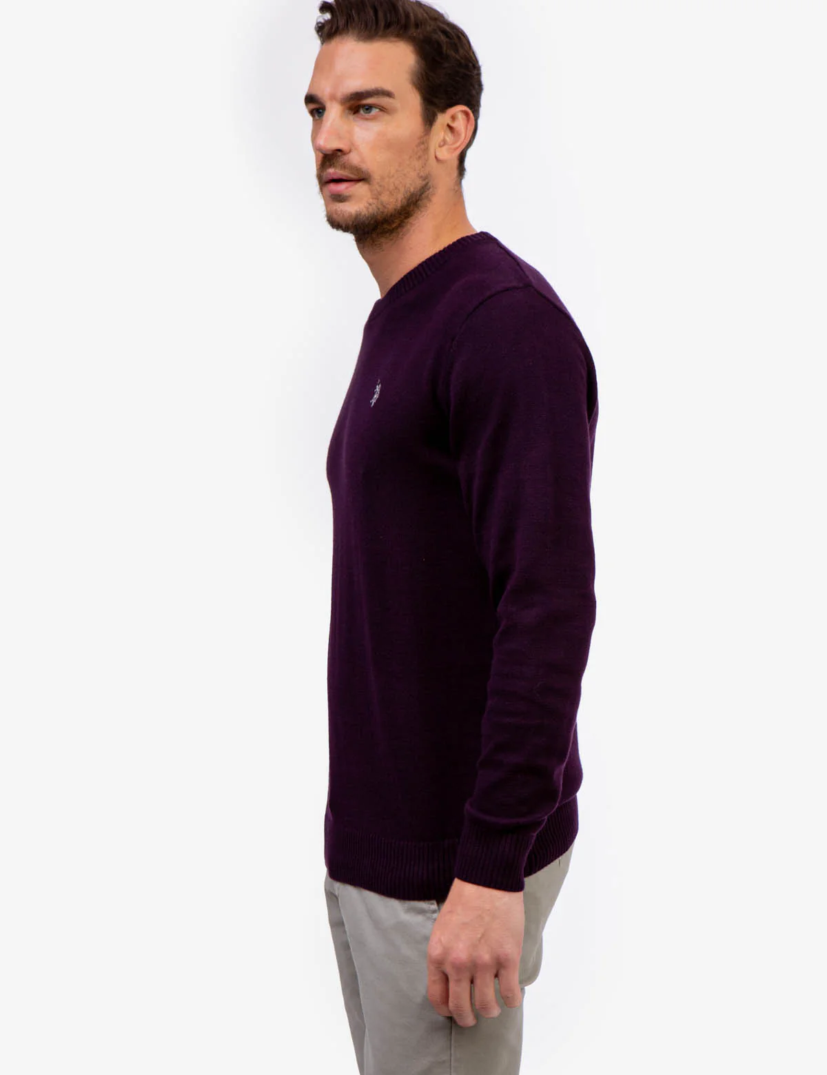 SOLID CREW NECK SWEATER - Image 3