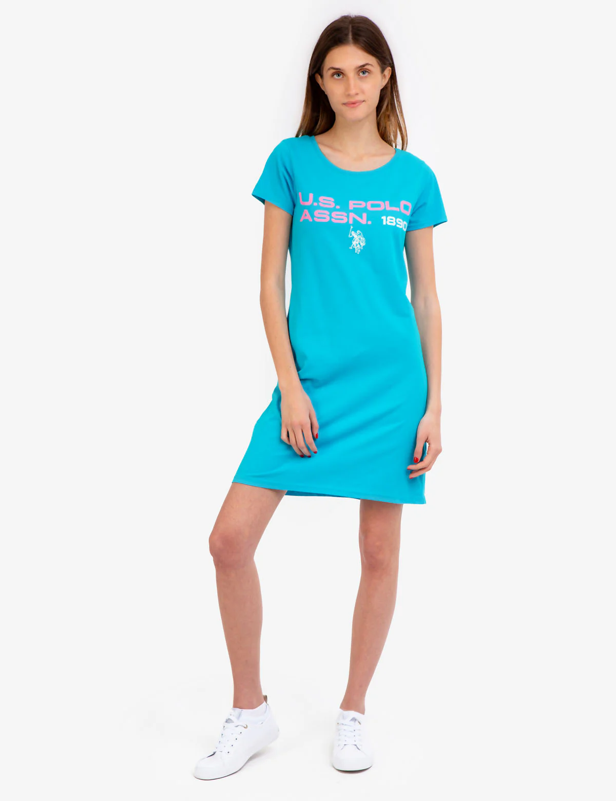 CREW NECK U.S. POLO ASSN. GRAPHIC DRESS - Image 11