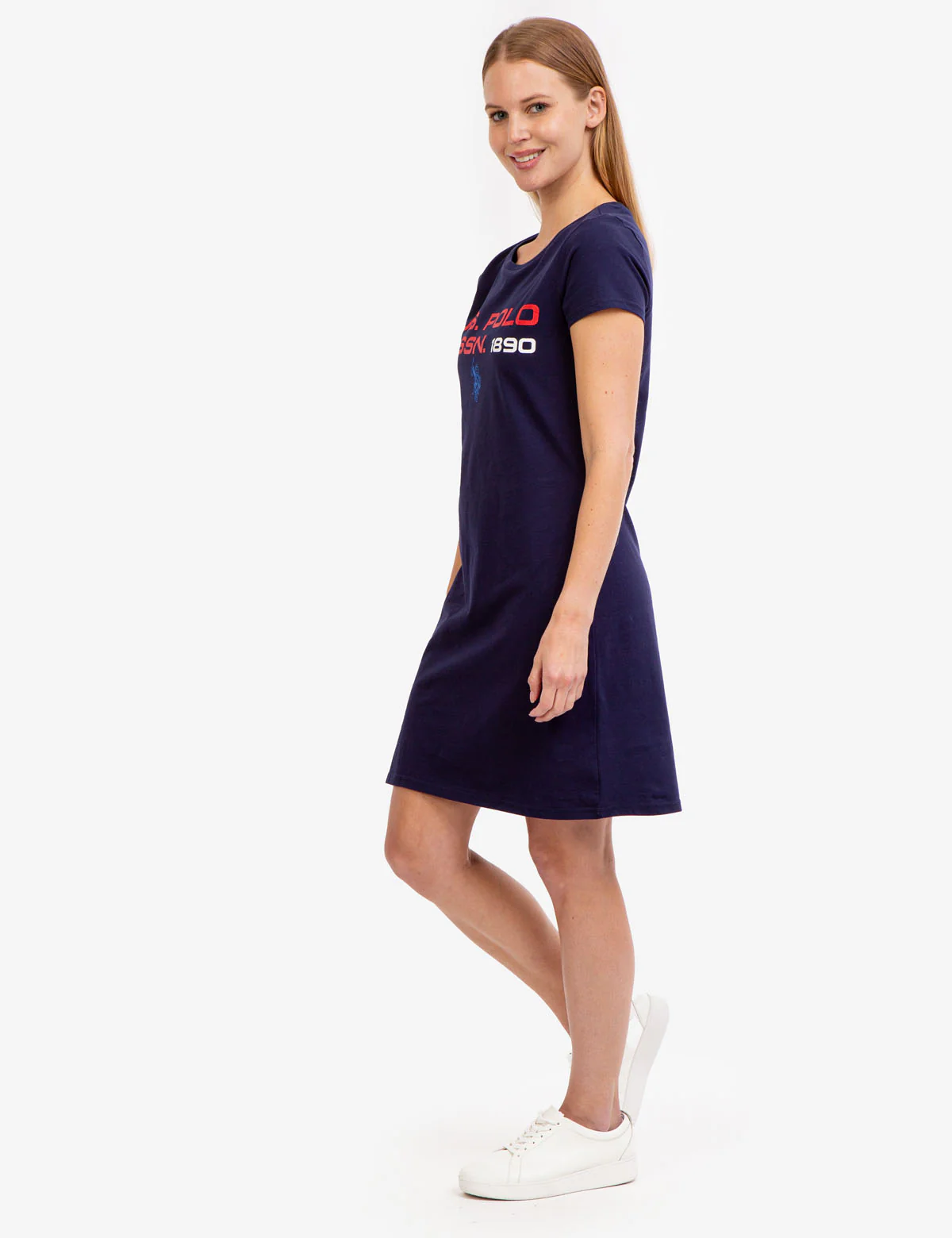 CREW NECK U.S. POLO ASSN. GRAPHIC DRESS - Image 12