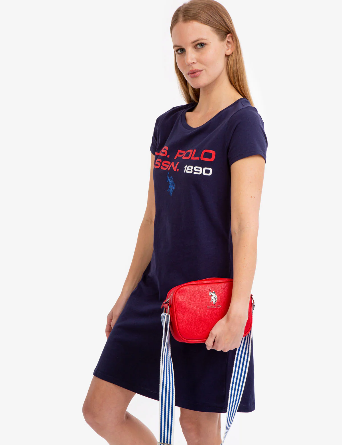 CREW NECK U.S. POLO ASSN. GRAPHIC DRESS - Image 14