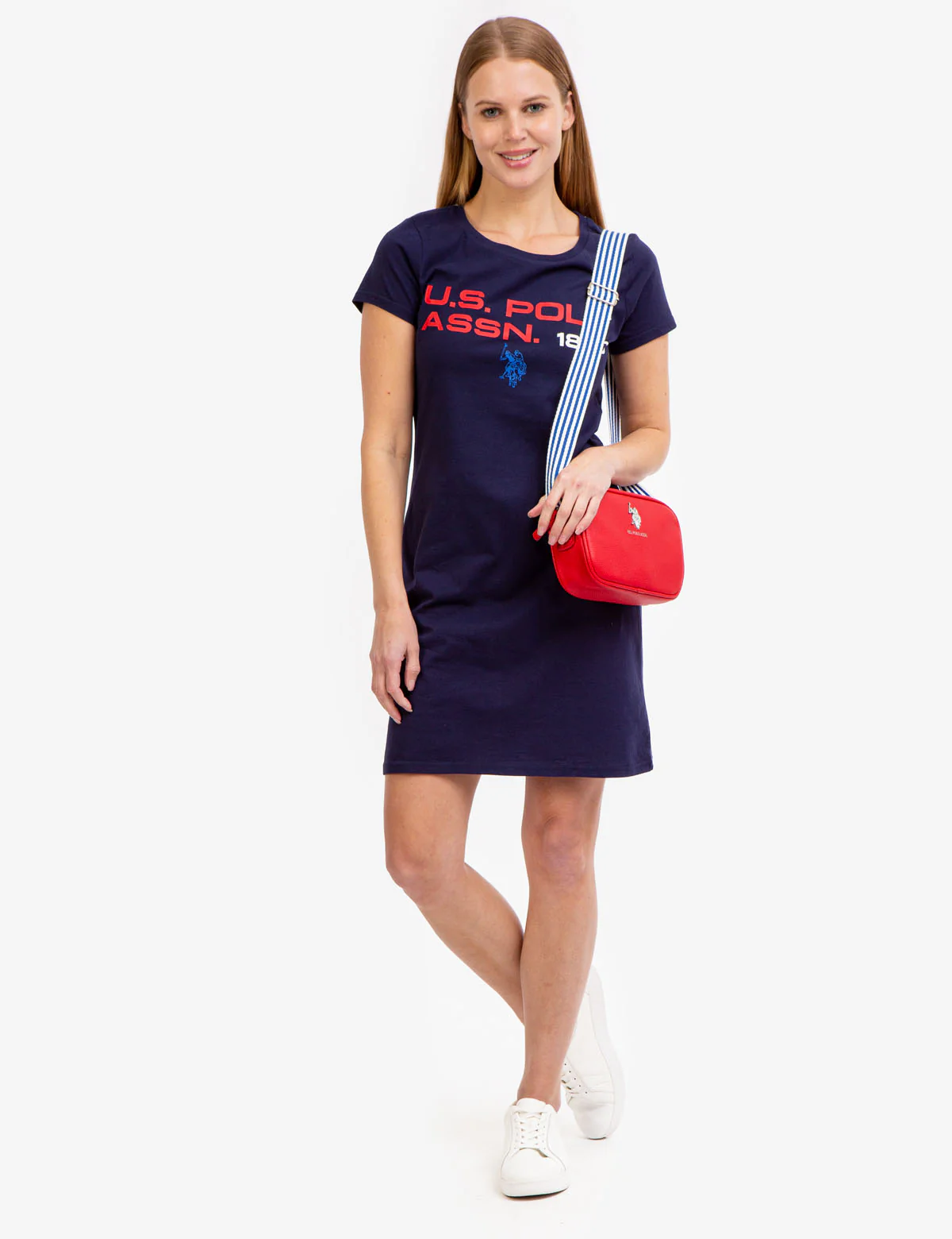 CREW NECK U.S. POLO ASSN. GRAPHIC DRESS - Image 7