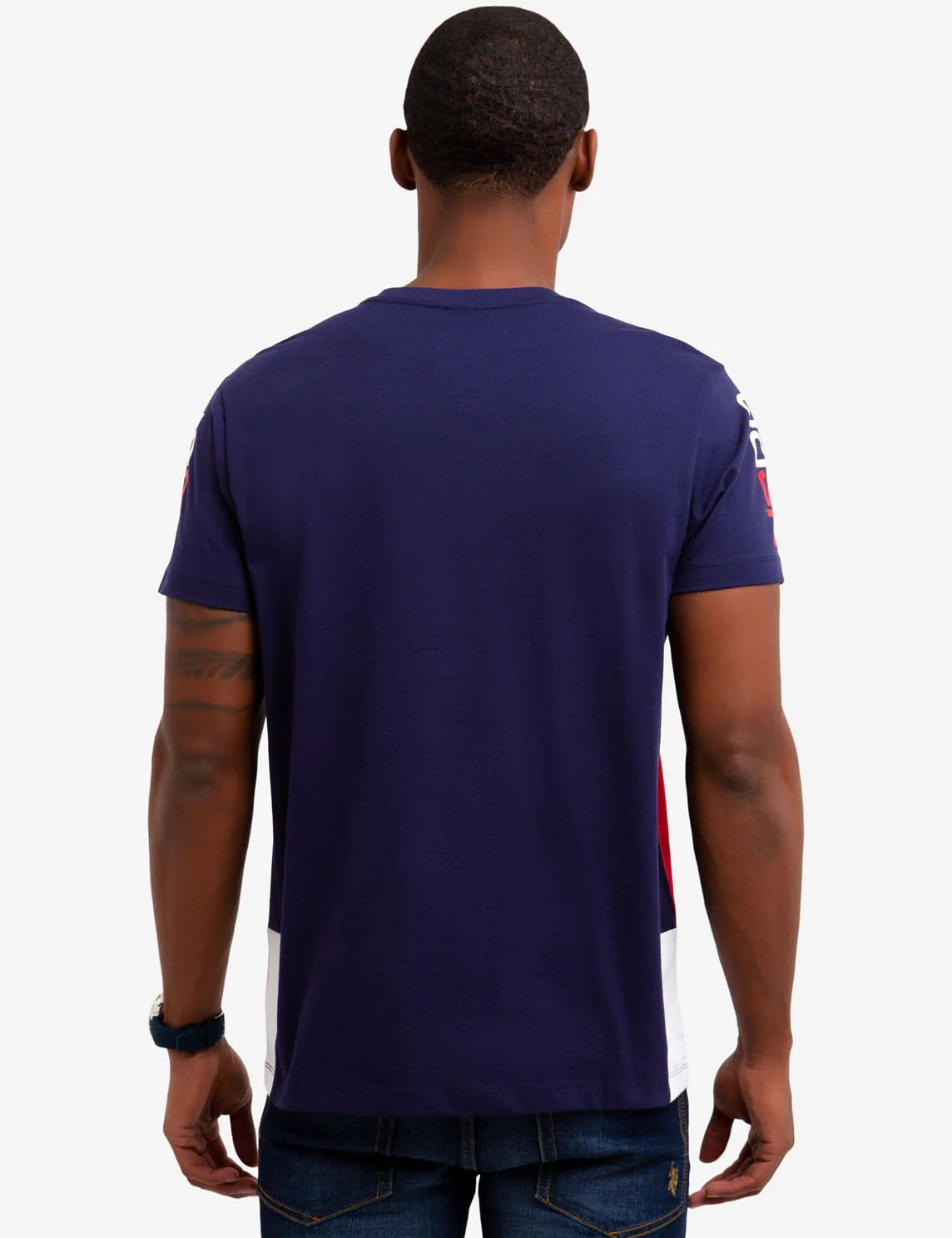 CREW NECK U.S. POLO ASSN. PATCH T-SHIRT - Image 3