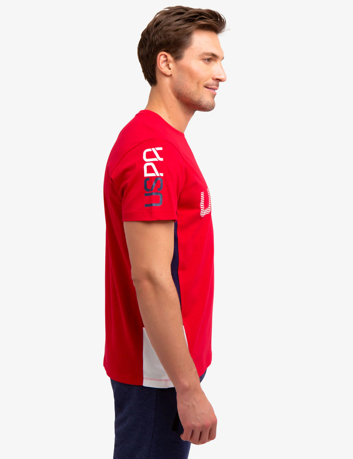 CREW NECK U.S. POLO ASSN. PATCH T-SHIRT - Image 6