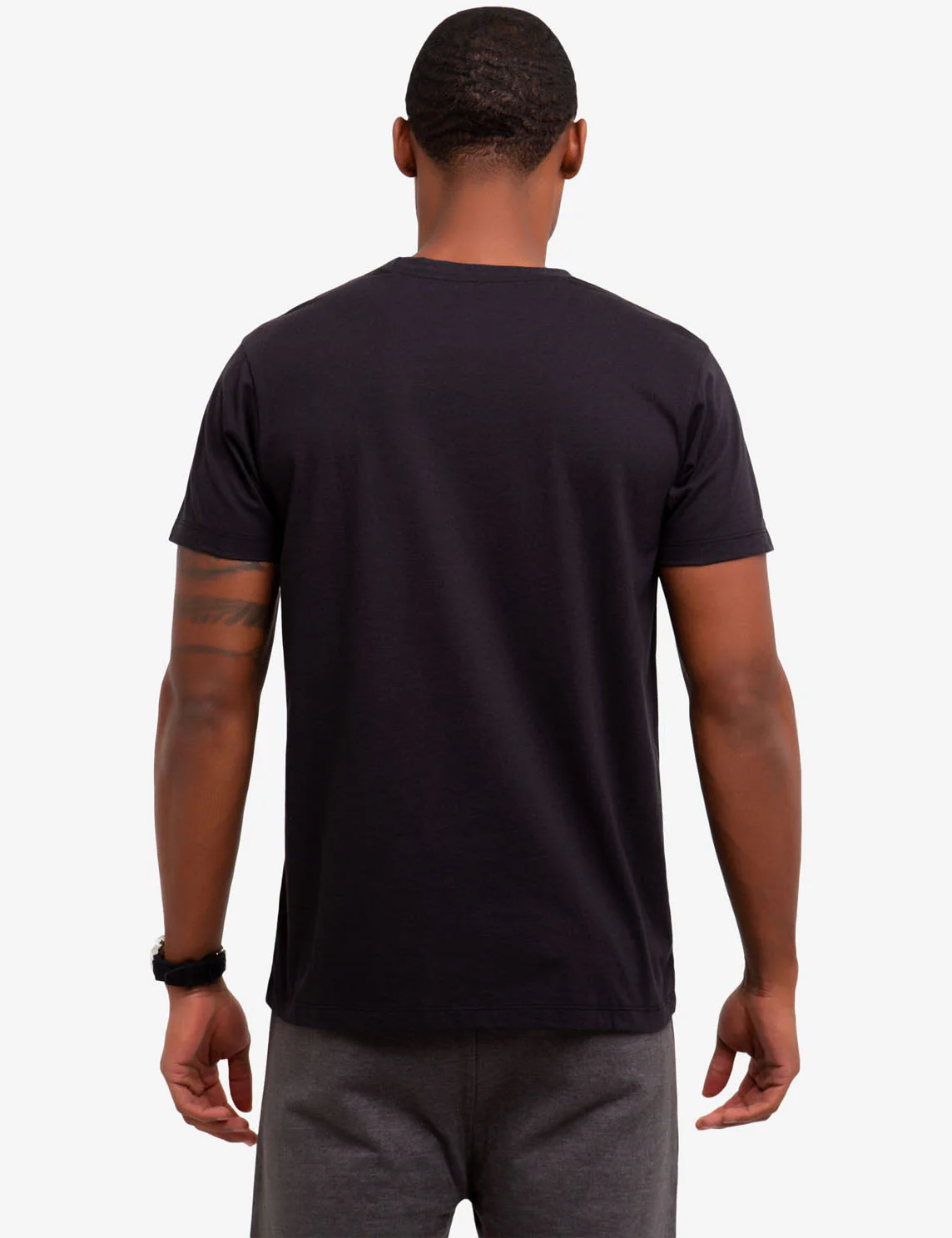 CREW NECK TAPE STRIPED T-SHIRT - Image 10