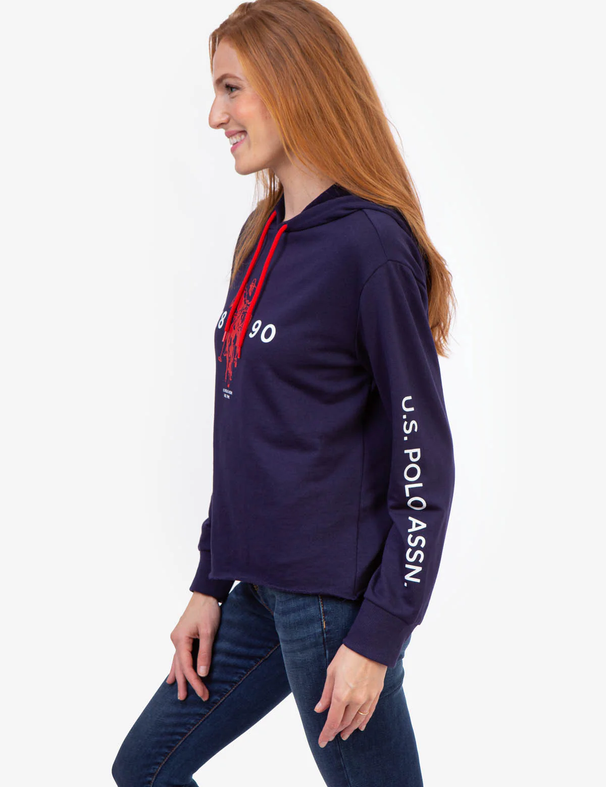 CROPPED 1890 LOGO HOODIE - Image 9