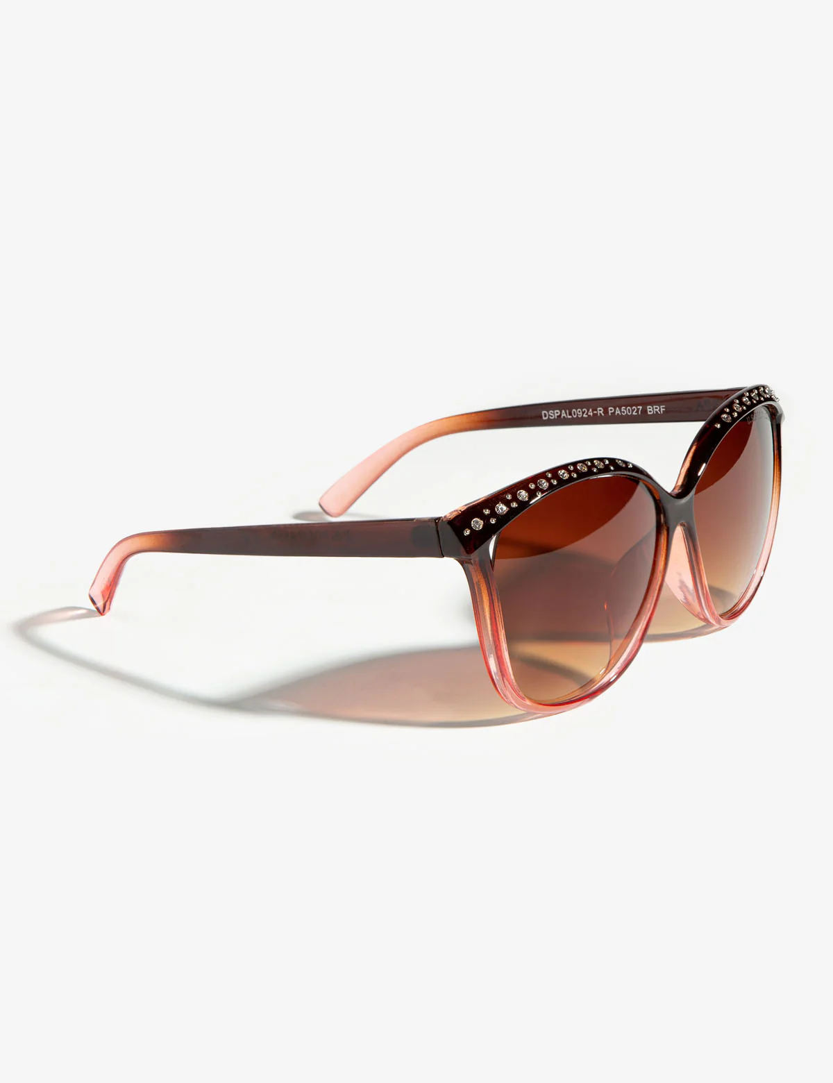 LADIES CRYSTAL EMBELLISHED SUNGLASSES - Image 2