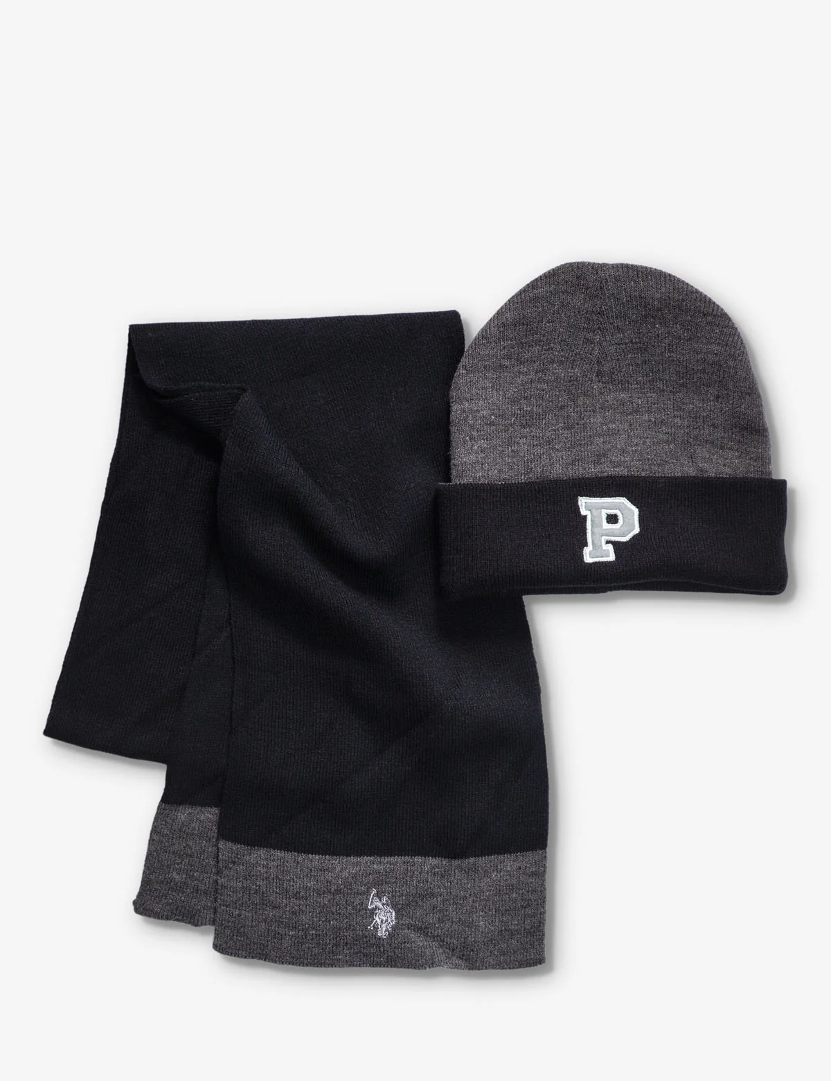 CUFF KNIT REVERSIBLE BEANIE AND SCARF SET - Image 5