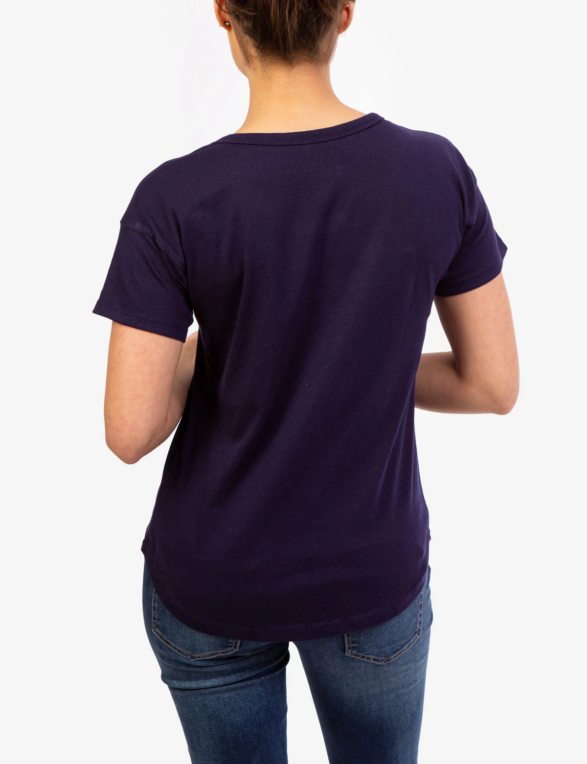 CURVED HEM CREW NECK T-SHIRT - Image 16