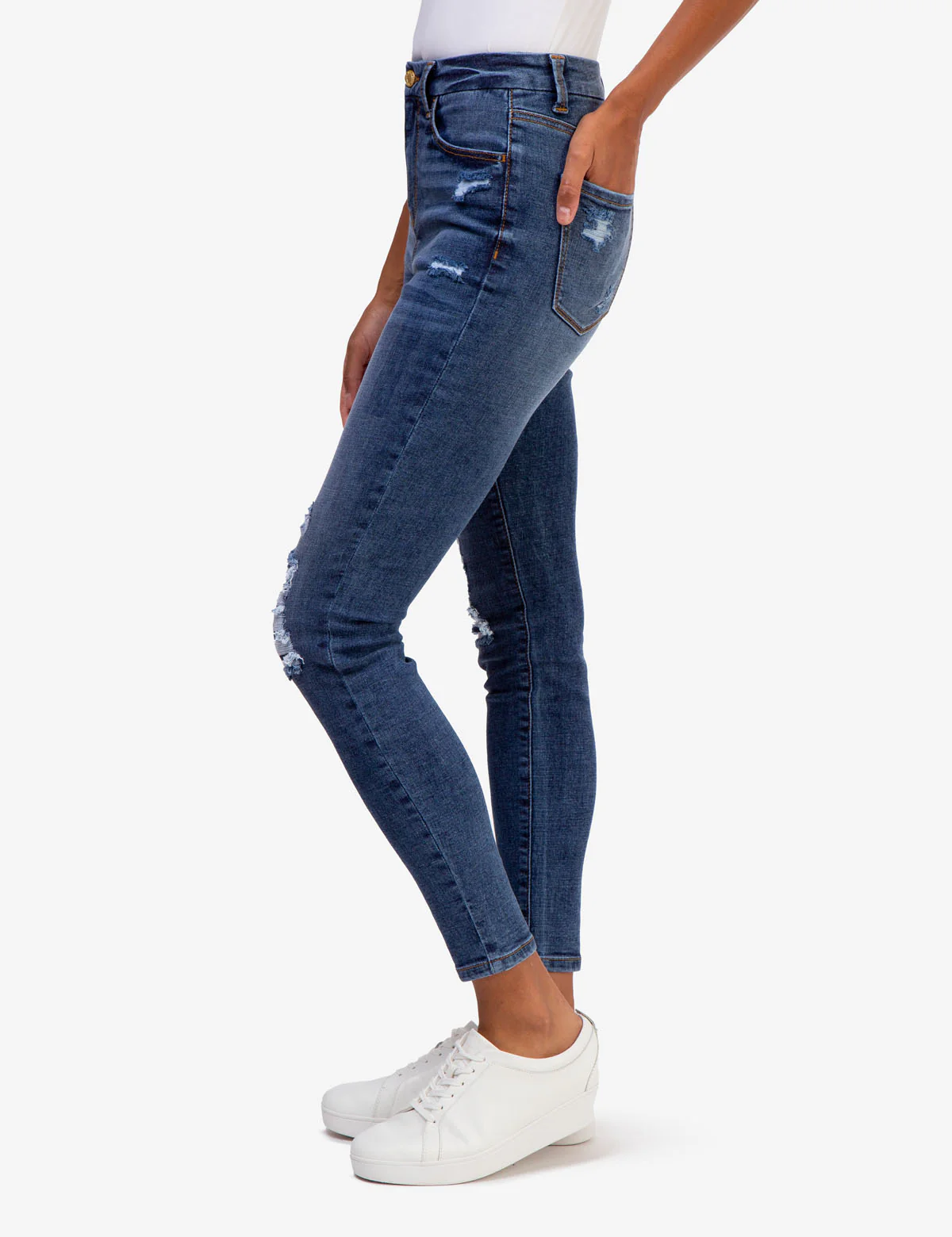 CURVY ULTRA HIGH RISE SKINNY JEANS - Image 3