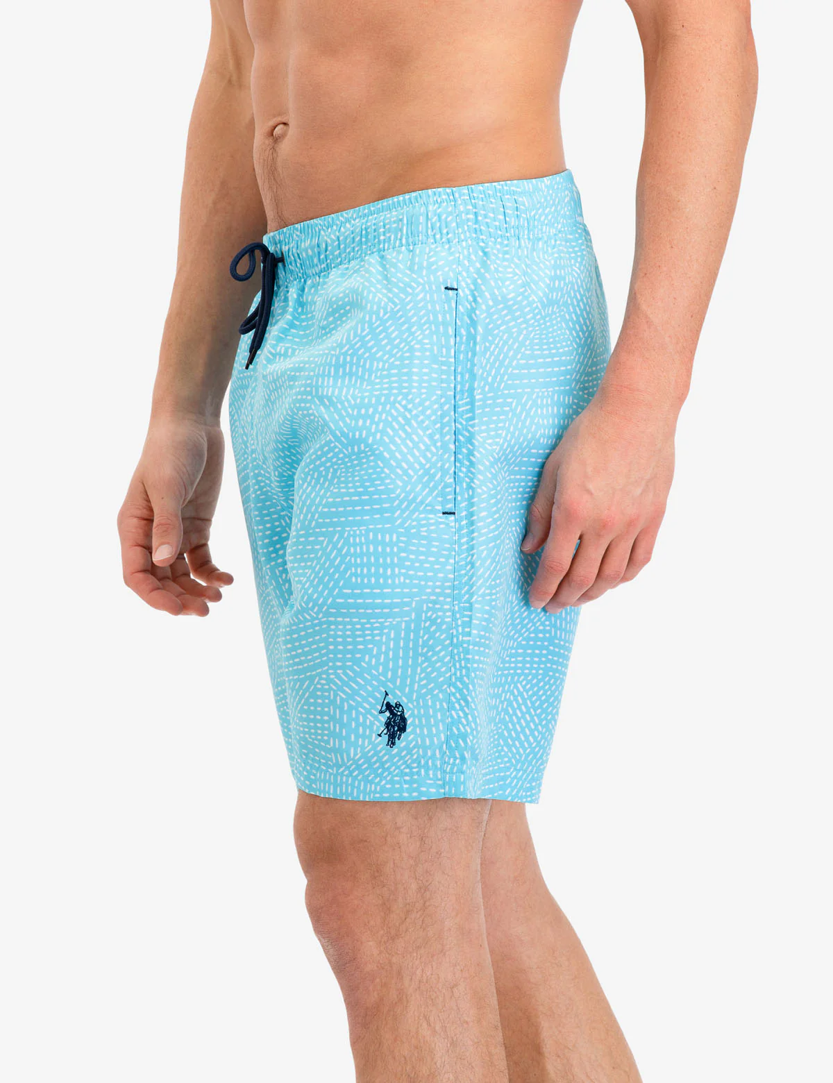 DASH PATTERN SWIM TRUNKS - Image 3