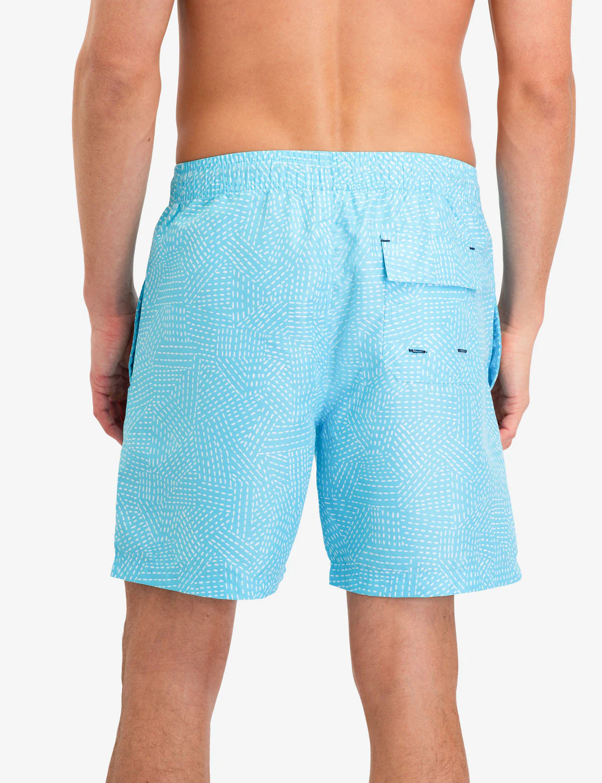 DASH PATTERN SWIM TRUNKS - Image 4