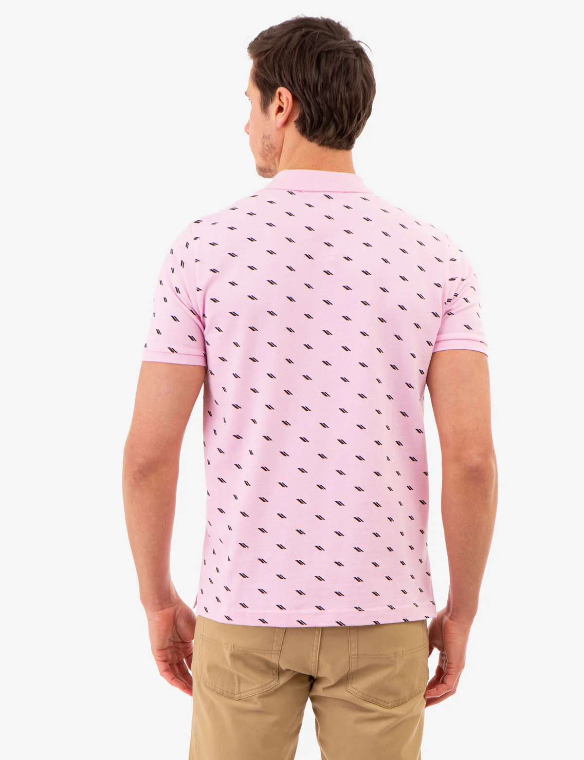 DASH PRINT PIQUE POLO SHIRT - Image 4