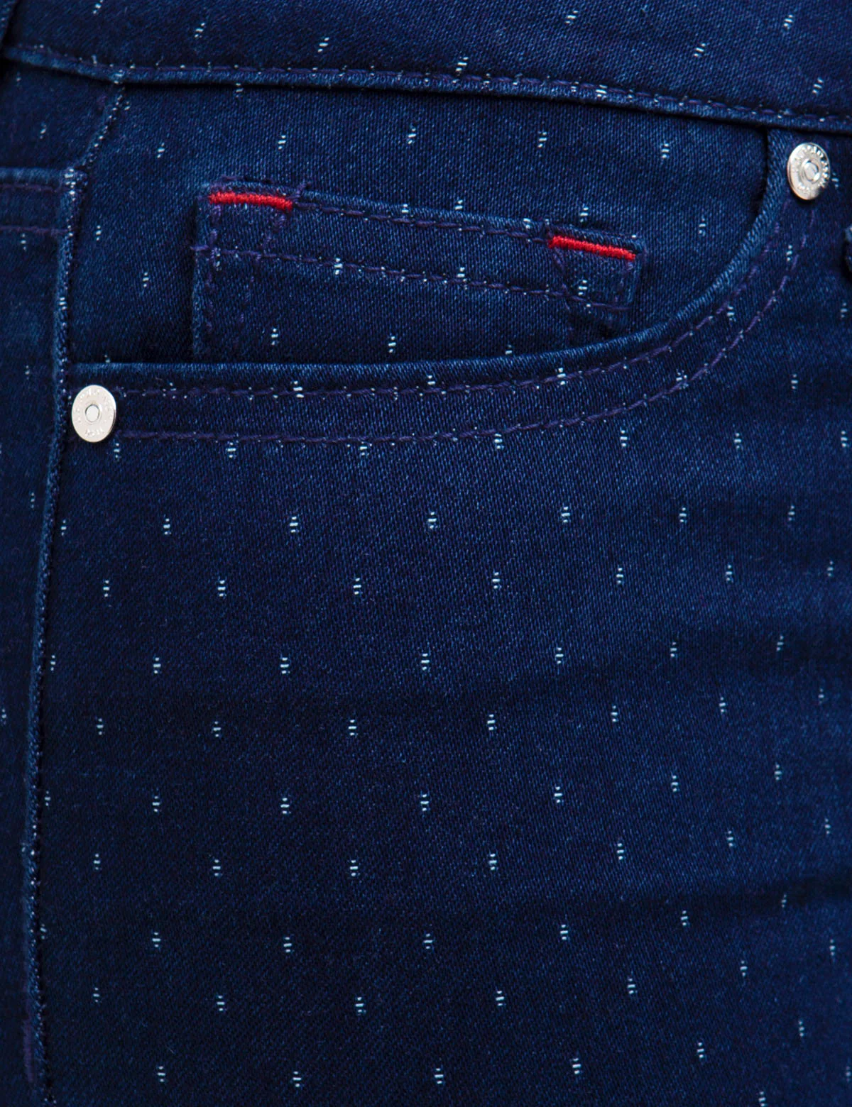 MID RISE SUPER SKINNY DOT JEANS - Image 5