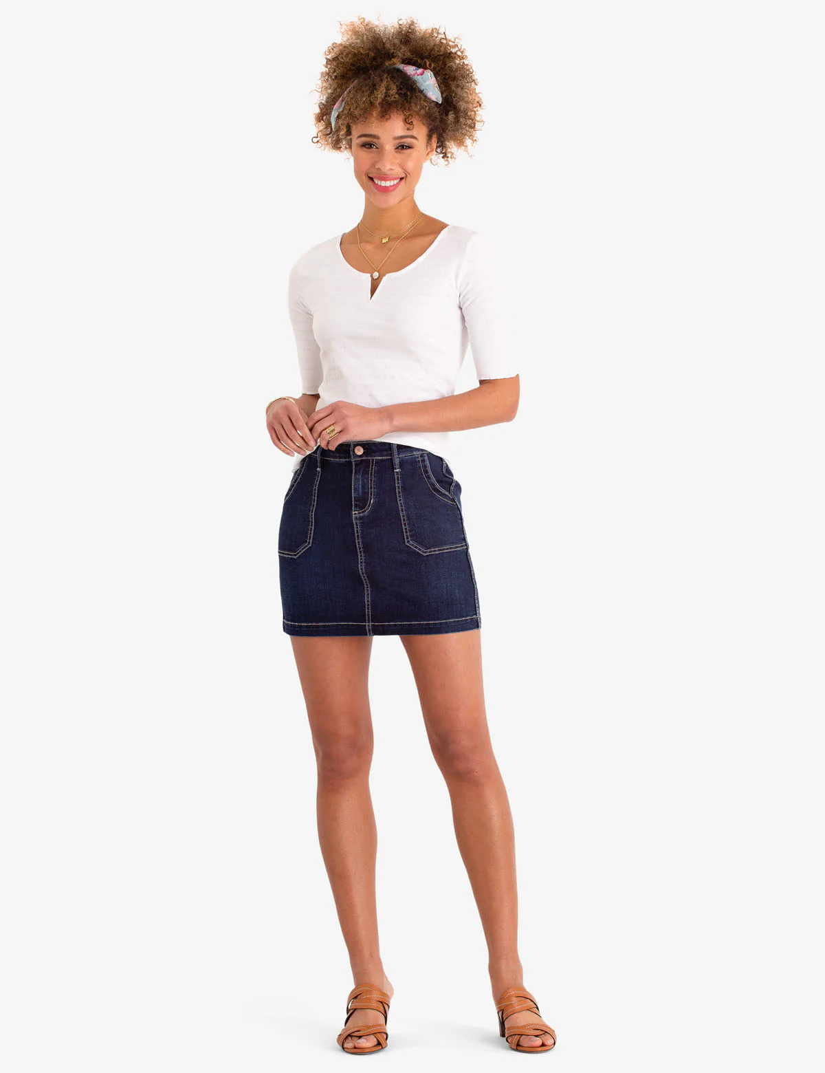 DENIM SKIRT - Image 2