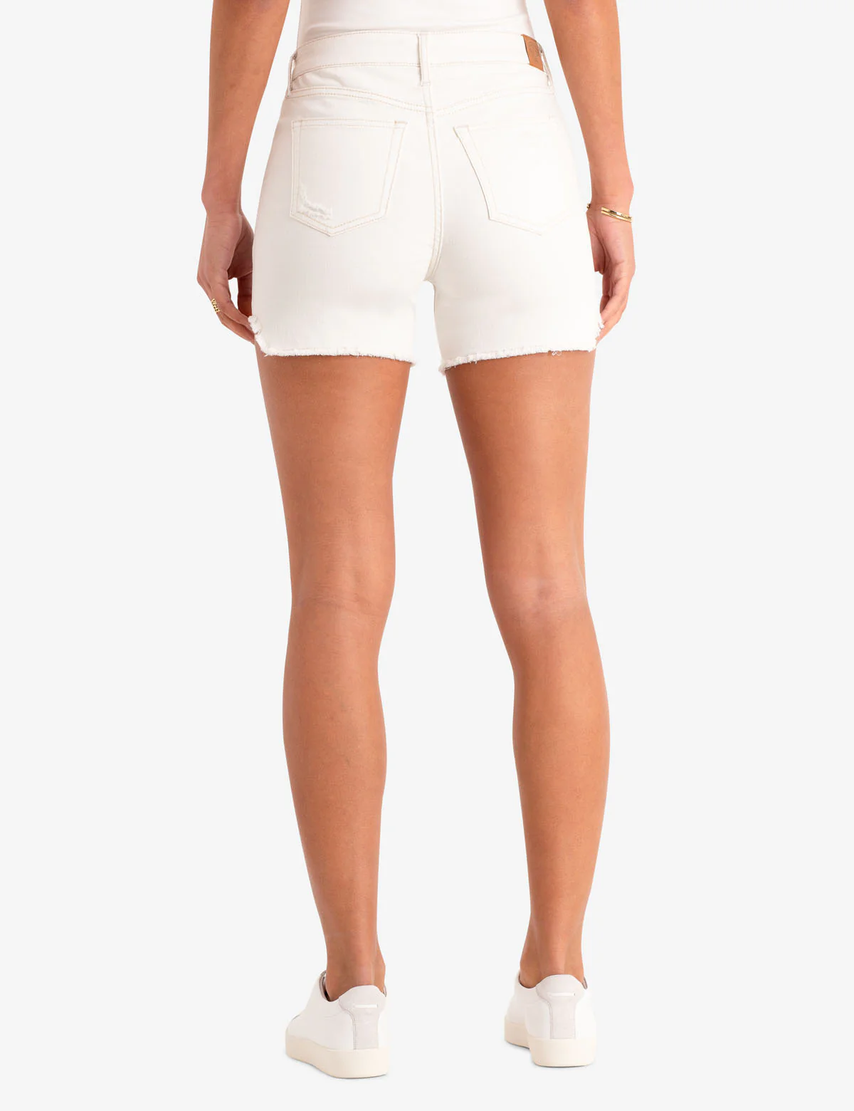 DESTRUCTED DENIM SHORTS - Image 3