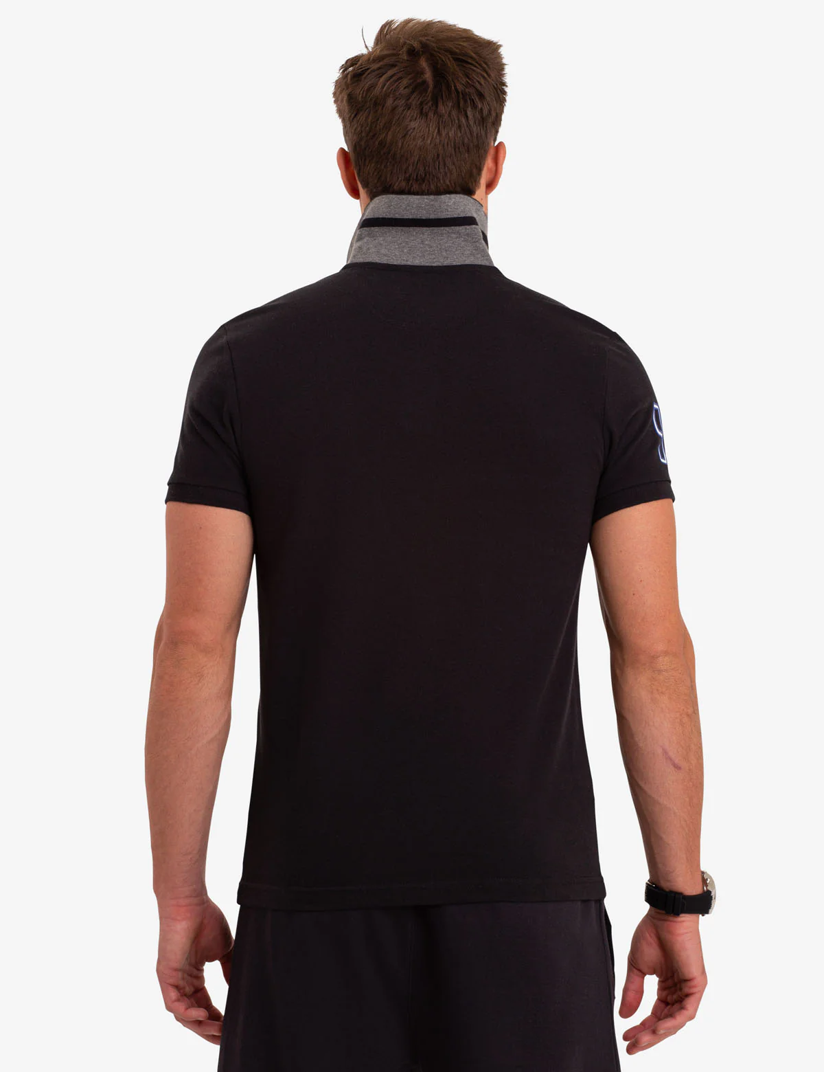 DIAGONAL COLORBLOCK POLO SHIRT - Image 10