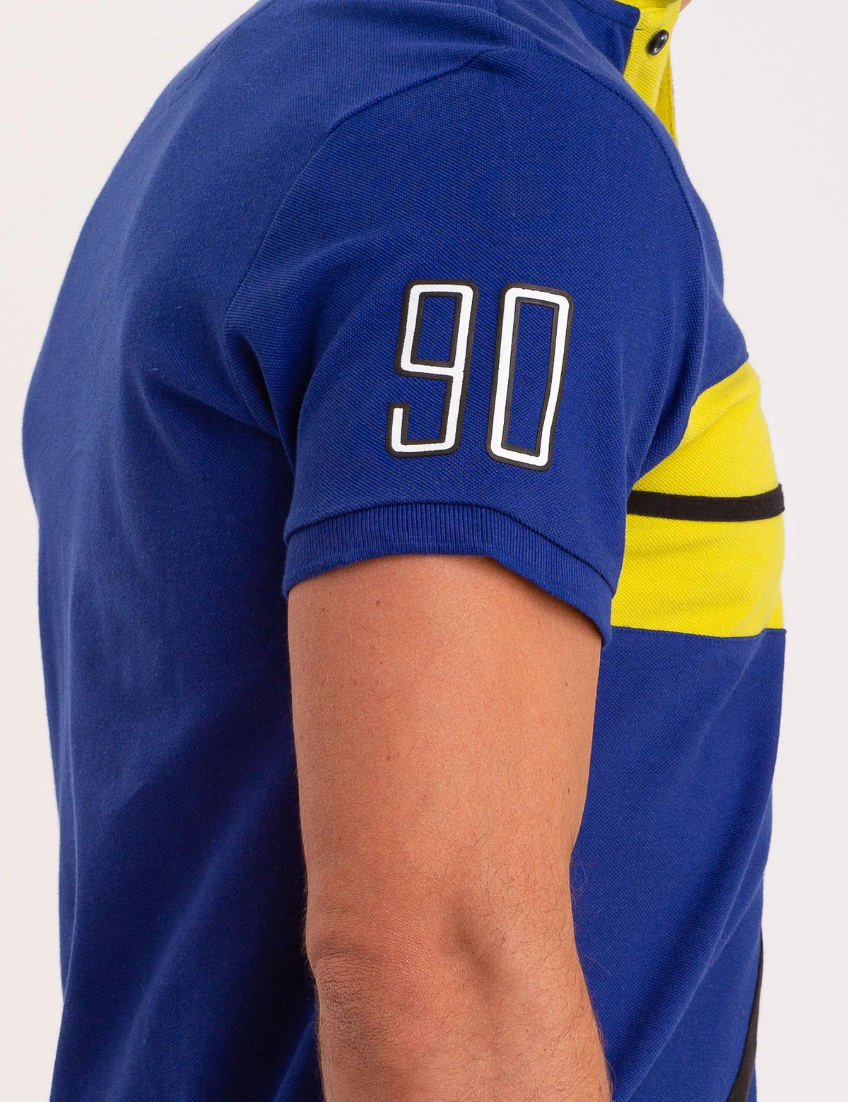 DIAGONAL COLORBLOCK POLO SHIRT - Image 4