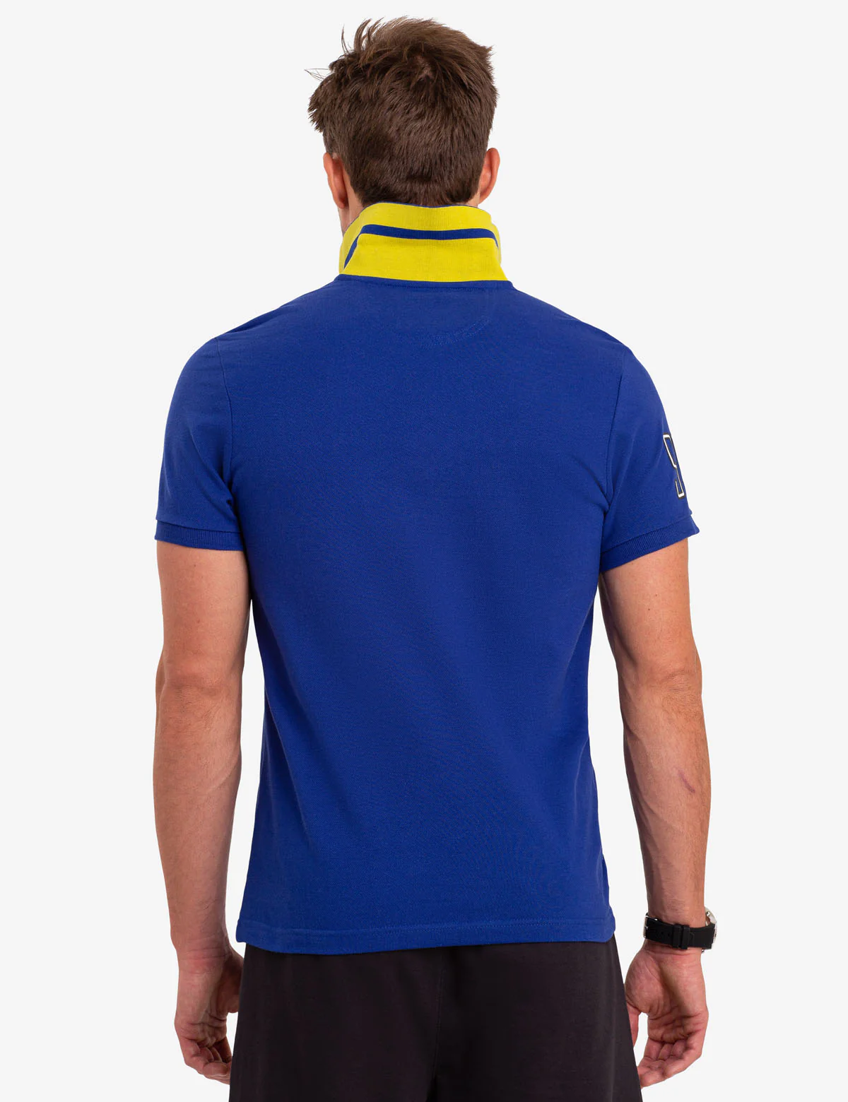 DIAGONAL COLORBLOCK POLO SHIRT - Image 5