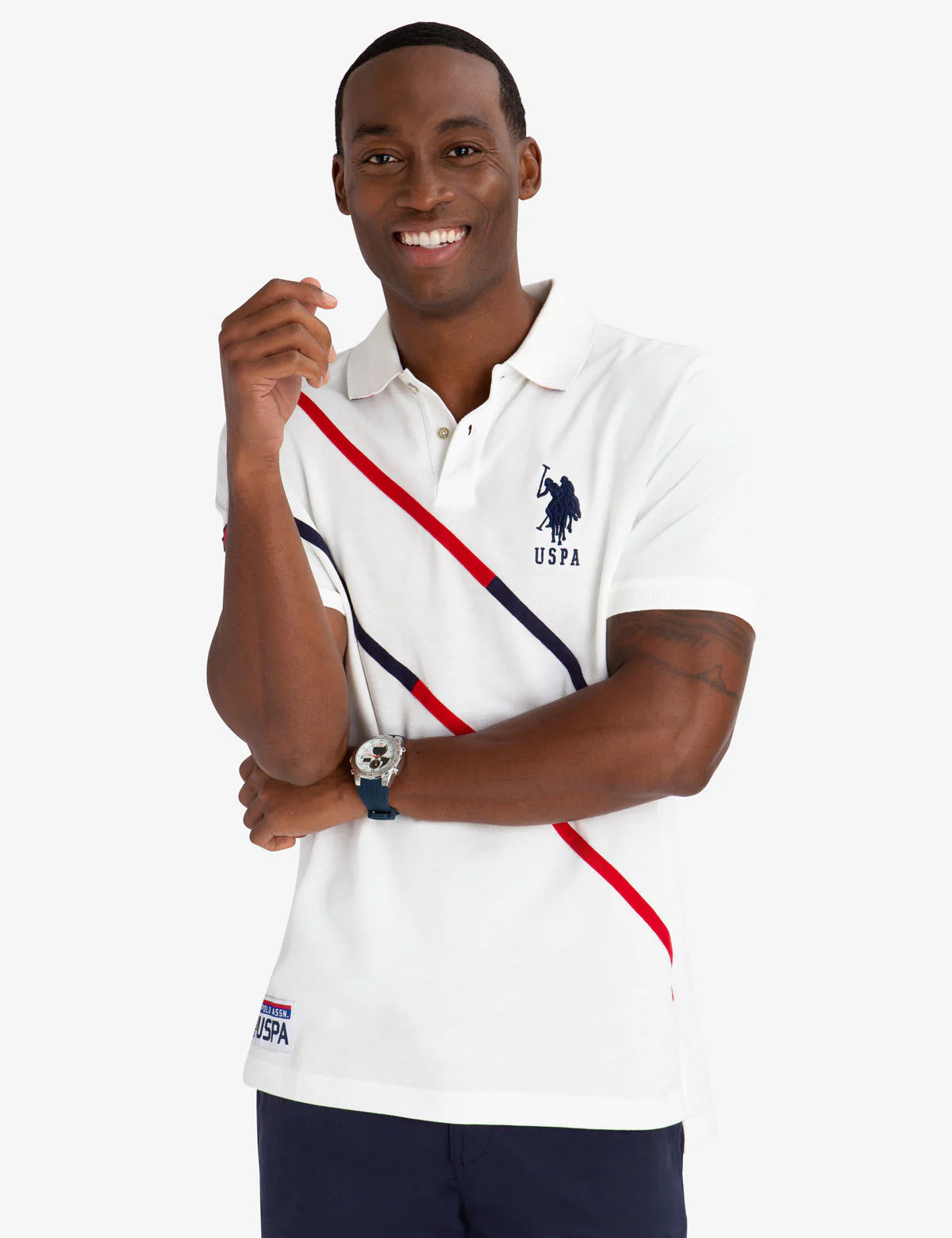 DIAGONAL POLO SHIRT